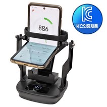 브리사 자동 타이머기능 핸드폰 자동 걷기 만보기 SPC-AW01, 블랙