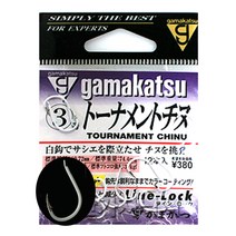 가마가츠 토너먼트치누 백바늘 감성돔바늘, 3호(화이트)