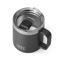 예티 손잡이 머그 캠핑 텀블러 YETI Rambler 스텐 진공 램블러 414ml, 숯