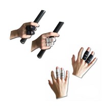 골프 핑거밴드 미끄럼방지 손가락 보호대 L사이즈 2P, 그레이L