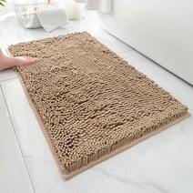 로렘 더 길어진 극세사 발매트, 직사각 베이지