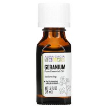 아우라 카시아 퓨어 에센셜 오일 제라늄 15 ml 5 fl oz, 0.5 액상 온스