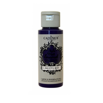 E344 (Dark Purple) 헤리티지공예 스타일 매트 에나멜 물감 59ml (무광 수성 유리 글라스 포슬린 물감)
