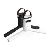 [시티파이 스타일에어] 1인 의류관리기 미니 스타일러 소형 건조기, 시티화이트 X 시티블랙, 2EA 세트 :: [본품+수트케이스+후크] 각 2EA