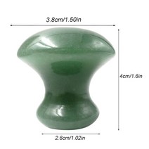 Face Gua Sha Massager Jade Stone 크리스탈 구아샤 스크래핑 스톤 여성용 페이스 리프트 주름 제거 릴렉스 마사지 스킨 케어 도구 뷰티 헬스 얼굴 개선 휴식, [02] Green-1PCS