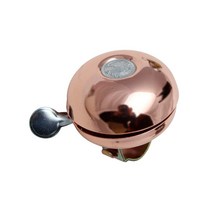 Crane Bell Co. RITEN Classic Brass Rotary Bicycle Bell : COPPER - Made in Japan!