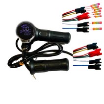 전동킥보드 36V48V 전기 량표시 택배 휴대용자전거펌프, T03-60V액정 라운드 손잡이돌림 포함열쇠