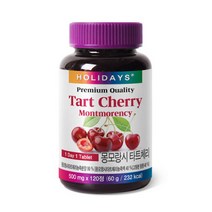 타트체리농축분말 몽모랑시 타트체리 120정 (4개월분, 타트체리농축분말 몽모랑시 타트