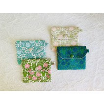 프롬랜디 핸드메이드 유와 플라워 교통 카드 지갑