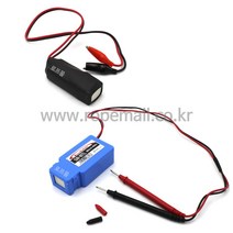 국산 벨테스터기 라인테스터기 삑삑이 건전지교체형 집게형 단선테스트 벨부저 전선체크 부저, <그린산업>배터리교체형-리드봉