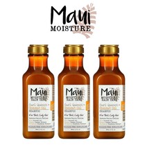 (3팩 기획) 마우이샴푸 헤어 케어 컬 퀀치 코코넛오일 곱슬머리 비건 샴푸 385ml