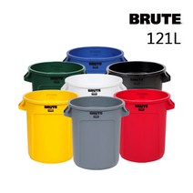 [브루트] BRUTE 벤티드 121L - 원형컨테이너, 그린