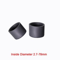 2.8mm-78.5mm 실리콘 고무 라운드 캡 의자 가구 피트 파이프 튜브 엔드 커버 더스트 씰 보호 가스켓 화이트, 02 Black_32 36.5mm-2pcs