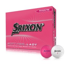 스릭슨 소프트필 레이디 골프공 2피스 43mm, 핑크, 24개