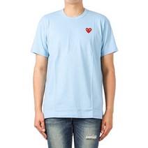 [꼼데가르송] [명품] P1T272 BLUE 남성 반팔 티셔츠 P1T272BLUE
