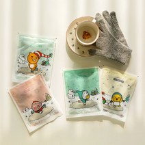 홈앤키즈 카카오프렌즈 헬로투스노우 핫팩 라이언 어피치 무지 튜브 손난로핫팩 미니핫팩 휴대용 손난로 겨울 준비물, 헬로투스노우 핫팩 무지