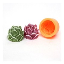 [허니솝] 실리콘몰드 1구 모음 (비누만들기재료 화장품만들기재료), M36 연꽃 실리콘몰드 (100g)