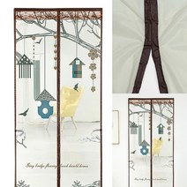 새집 문 모기장(90X200CM) 미세먼지차단방진망 창틀모기장 오피스텔방충망