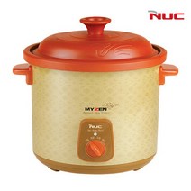 엔유씨 6L 황토 슬로우쿠커 전기쿠커 MSC-6010 건강차/찜/탕, 단품