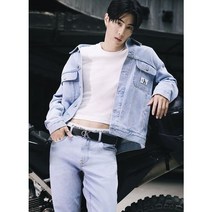 캘빈클라인진 남성 레귤러핏 90s 데님 자켓(J325551) 464868