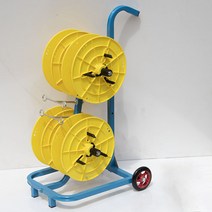 케이블포설 전선 풀링기 드럼 회전대 선통기 4디스크, 300형 와이어 랙 1릴색상 랜덤