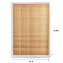 자체 접착 주름 블라인드 창 커튼 거실 반 암막 창 커튼 욕실 발코니 음영 홈 장식