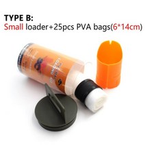 carp 낚시 액세서리 키트 pva bag system carp bait loading tools pva stems loader for carp rigs method 피더 낚시 태, B형