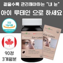루테인 아이 90정 눈 건강 청소년 학생 자녀 아들 딸 시력 영양제 음식 뉴테인 함량 수험생, 1병 90캡슐