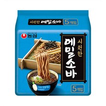 [농심] 메밀소바맛면 127g x 5입 (대가상회), Soba