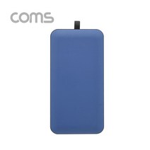 Coms G POWER 보조배터리 10000mAh 일반충전 Blue C타