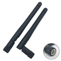 공유기 안테나듀얼 밴드 와이파이 안테나 10dBi 2.4G 5G 5.8G SMA 남성 증폭기 WLAN 라우터 신호 부스터, 01 2PCS