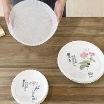휴홈 에어프라이어 종이호일 접시형 대형 100매, 1개
