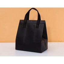 캠핑 쿨링 손잡이 보냉 아이스박스 냉온 가방 아이스백 일회용 휴대용 보냉백, 평가판 팩 5개, 블랙0소형