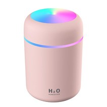 미니무선가습기 소형 usb 탁상용 차량용 세척쉬운 사무실휴대용 미니 USB 초음파 가습기 아로마 디퓨저 스, 03 Pink