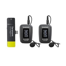 사라모닉 라이브용 USB-C 무선 라발리어 마이크 시스템 삼성 갤럭시 하우웨이용 블링크500 Pro B6 듀얼 유튜브 동영상 페이스북 브이로그용 구글 픽셀 스마트폰., USB-C_TX+TX+RX