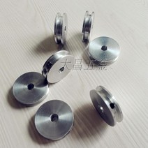 벨트풀리 타이밍벨트 알루미늄 합금 싱글 그루브 벨트 풀리 메인 샤프트 모터 모델 전송 휠 소형 40, 04 6mm