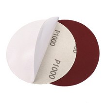 샌딩 원형 그라인더 사포 10x 레드 컬러 샌드페이퍼 5인치 125mm 디스크 후크 루프 psa접착제 연마 앰프용 60 2000 그릿 연마, 1500, PSA 접착제
