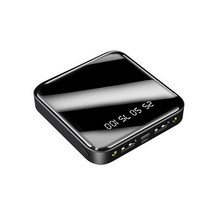 일체형 보조배터리 샤오미 보조배터리미니 보조베터리 휴대용 30000mAh 빠른 충전 LED HD 디스플레이 양방, 01 black_01 30000mAh