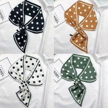 [블루피오레] 도트 고리 실크 트윌리 AF3730