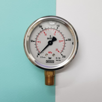WIKA 위카 비카 압력게이지 213.53 EN837-1 63파이 A형 PT나사 유압 오일 압력계 게이지 PRESSURE GAUGE, 500k(500bar)