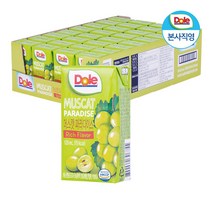 Dole 머스캣 파라다이스 120ml 32팩 1박스 포도 주스
