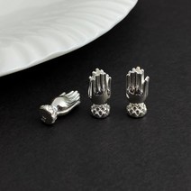 [DP3-113] 실버 펜던트 통과형 합장 염주팔찌 만들기 DIY silver 925 은 부자재