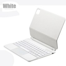 가성비 ASH Magic 키보드 케이스 iPad Air 5 10.9 2022 4 Pro 11 18 폴리오 터치 패드 백라이트 트랙 마그, 03 IPad Pro 11-2018, 01 WHITE