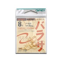 오너 바라사 (금침) 중층헤라바늘 무미늘 붕어바늘, 2호