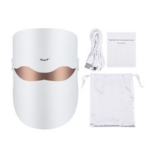 LED 마스크 고주파 피부 마사지기 ckeyin led 페이셜 광자 여드름 치료 skin rejuvenation led face mask therapy 안티 링클 스킨 타이트닝, MR593