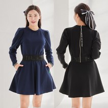 제이투제이 여성골프웨어 뒷지퍼 네오플렌 원피스