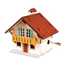 영공방 목재모형 오르골 스위스 농가 (YM862-7)