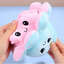 양면 문어 기분 반전 인형, 스카이블루