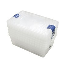 아이리스 투명 수납함 6L 5개 바구니 서랍장 수납박스 옷정리 리빙박스 코스트코, 상세페이지 참조