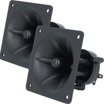자작스피커 우드 나무 인테리어 2pcs 트위터 85mm 압전 트위터 확성기 150w 세라믹 버저 트레블 스퀘어 오디오 스피커, 스타일2-2개